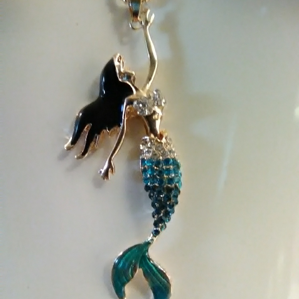 Blue Mermaid Necklace
